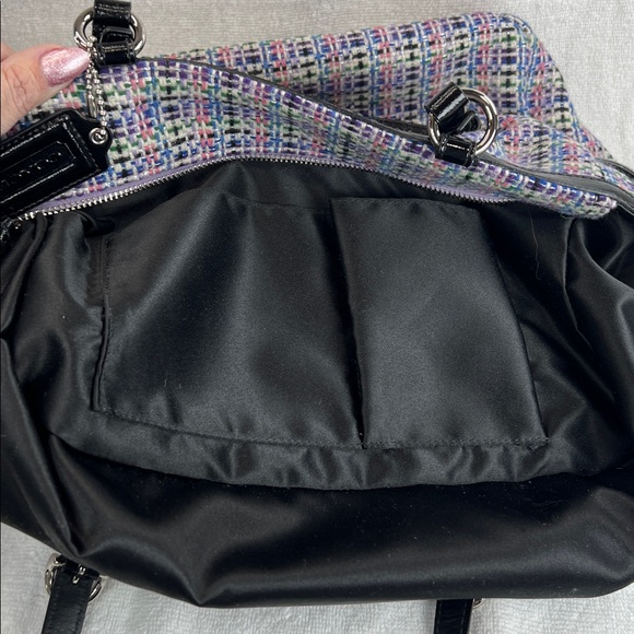 Coach 2011 Multicolor Tweed shoulder or handbag Bag - Picture 9 of 11